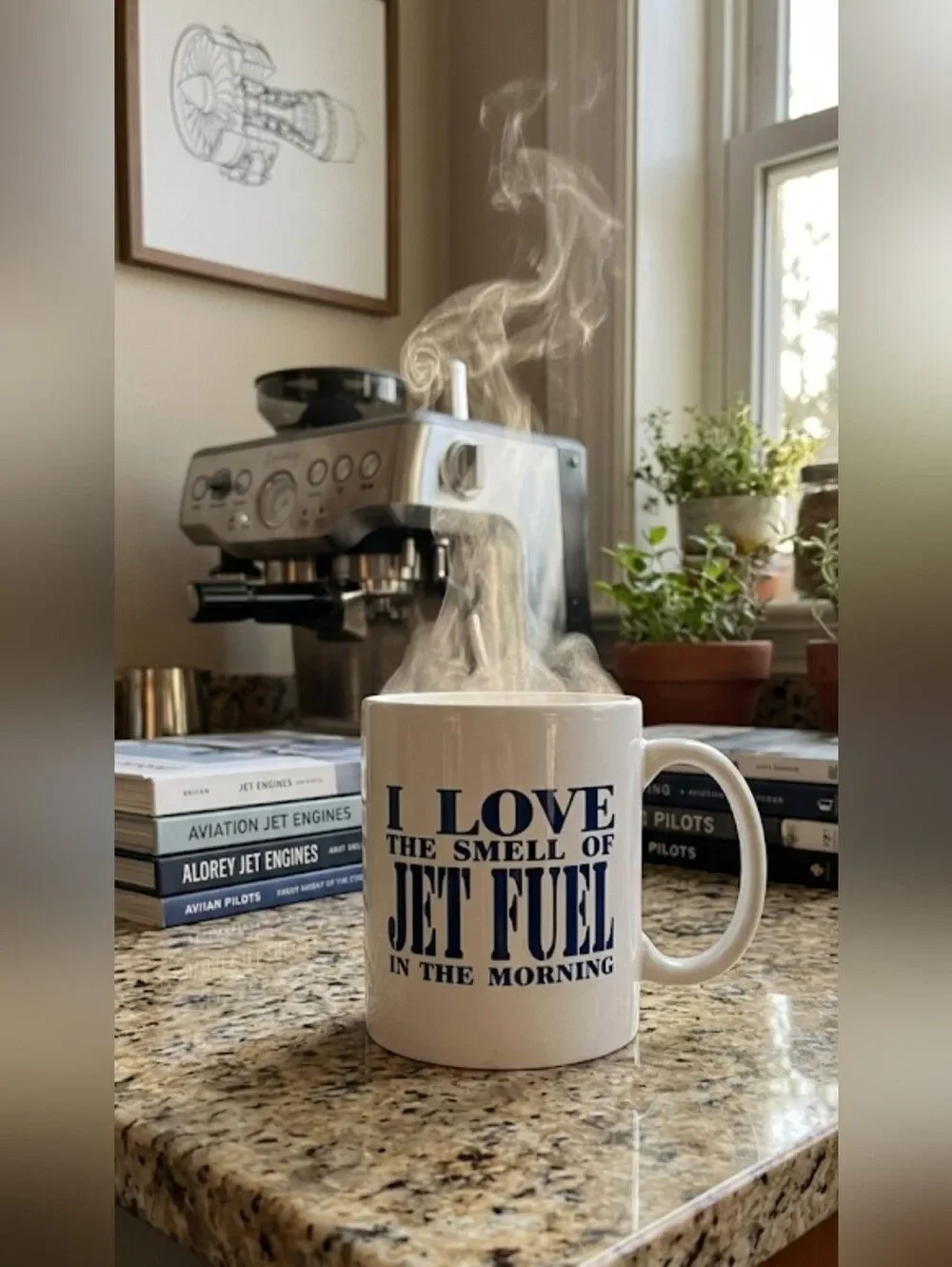 Jet Fuel Novelty Coffe/Tea Cup